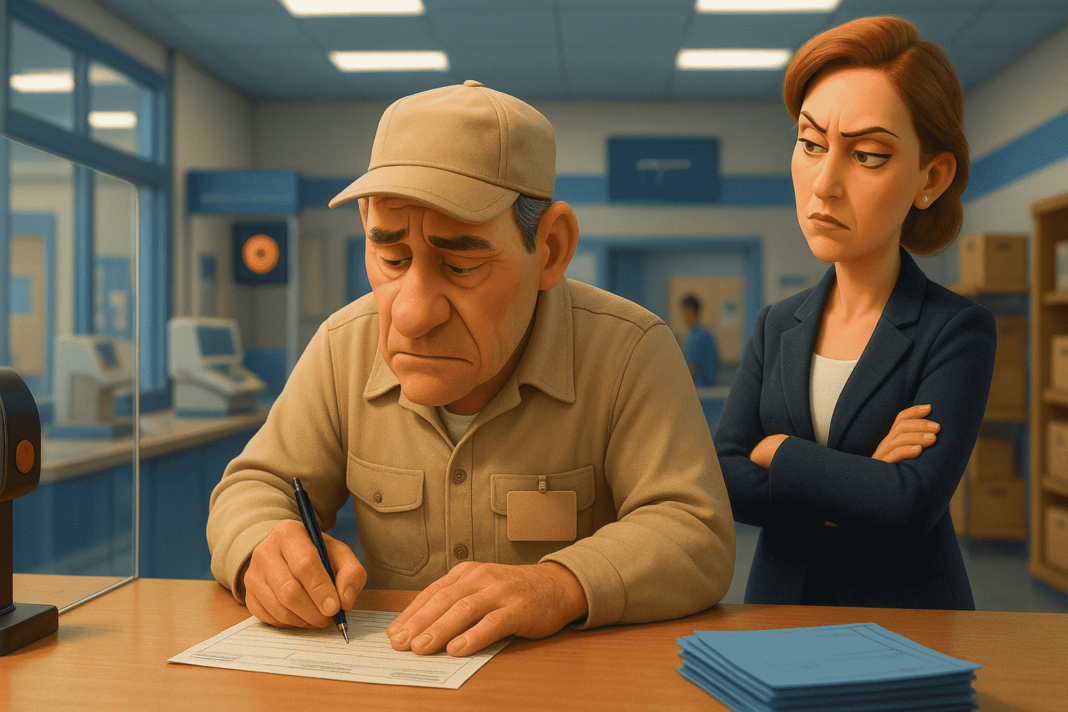 No es valida la renuncia de un trabajador bajo presión siendo acompañado al correo para enviar el telegrama