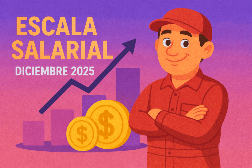 Escala salarial encargados de edificios diciembre 2025