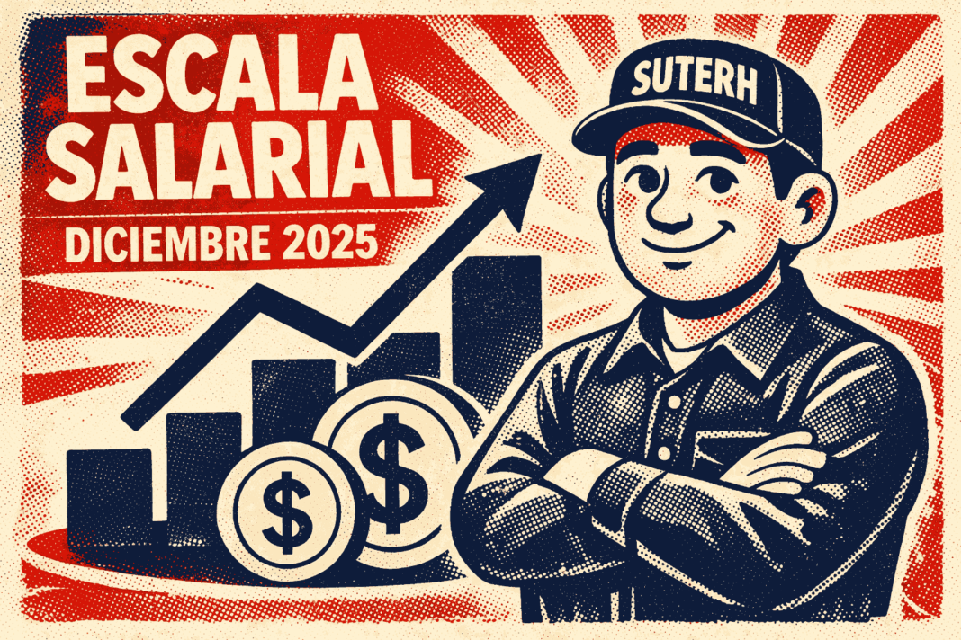 Escala salarial encargados de edificios diciembre 2025
